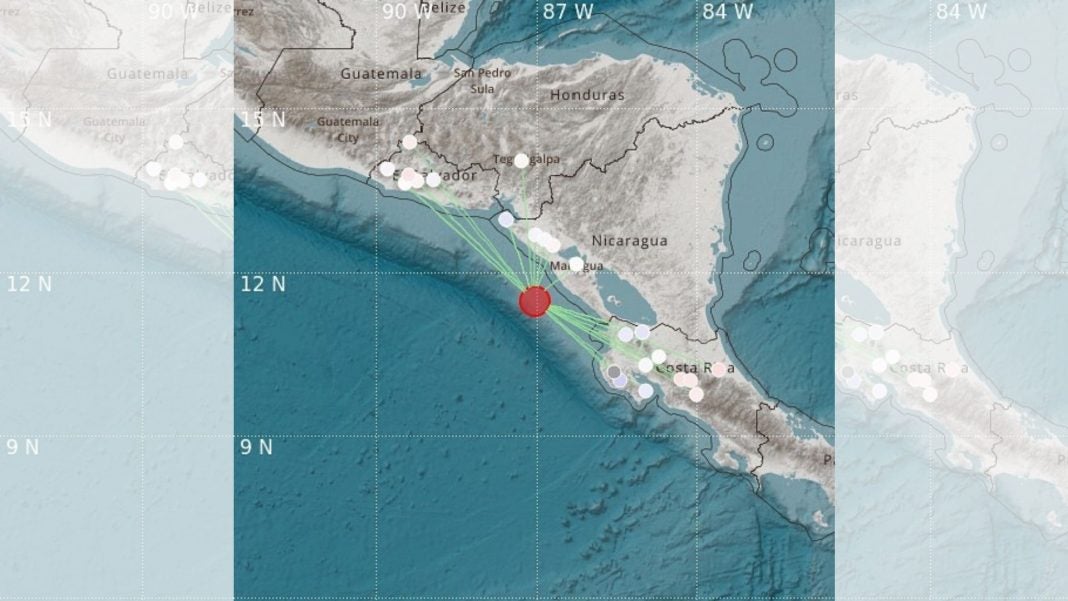 temblor en nicaragua