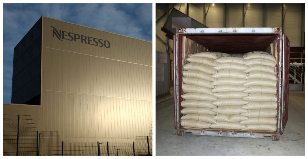 Media tonelada de cocaína incautada en fábrica suiza de Nespresso