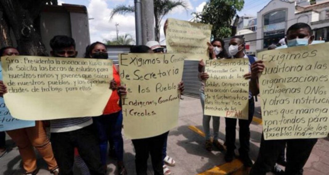 Protestas en Honduras este jueves