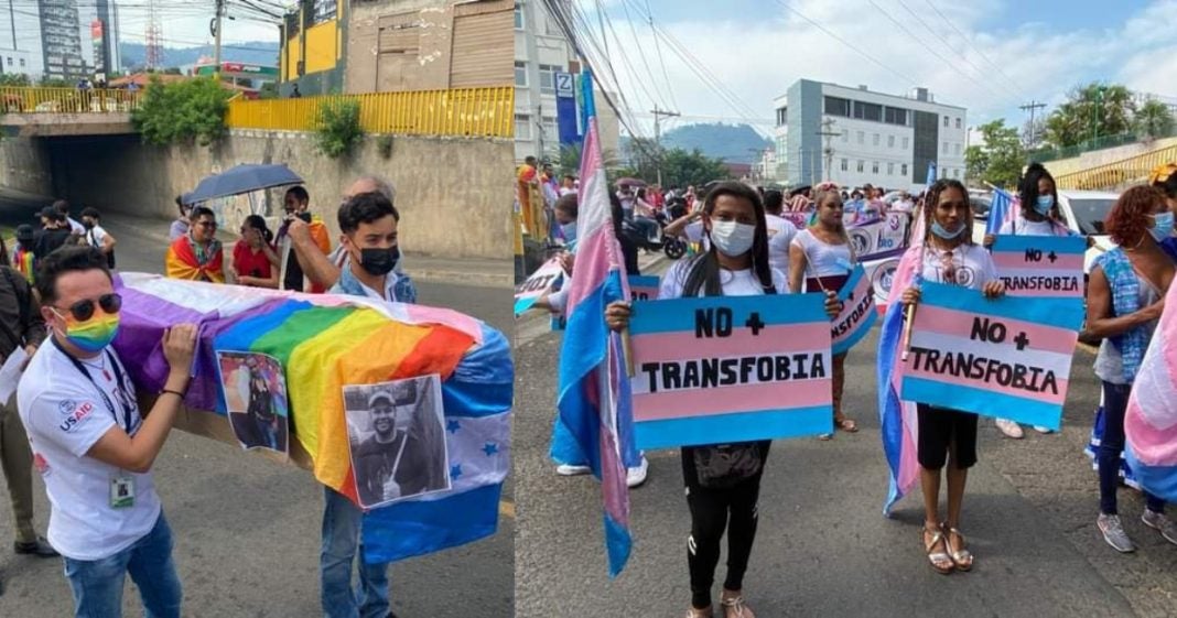 Marcha LGTBIQ+ en Honduras este 2022