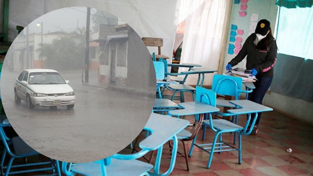 centros educativos afectados por lluvias