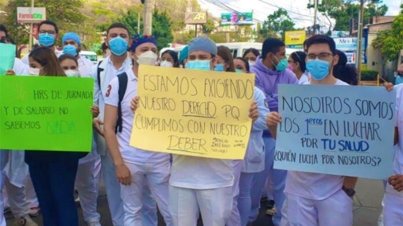 Médicos internos protestas