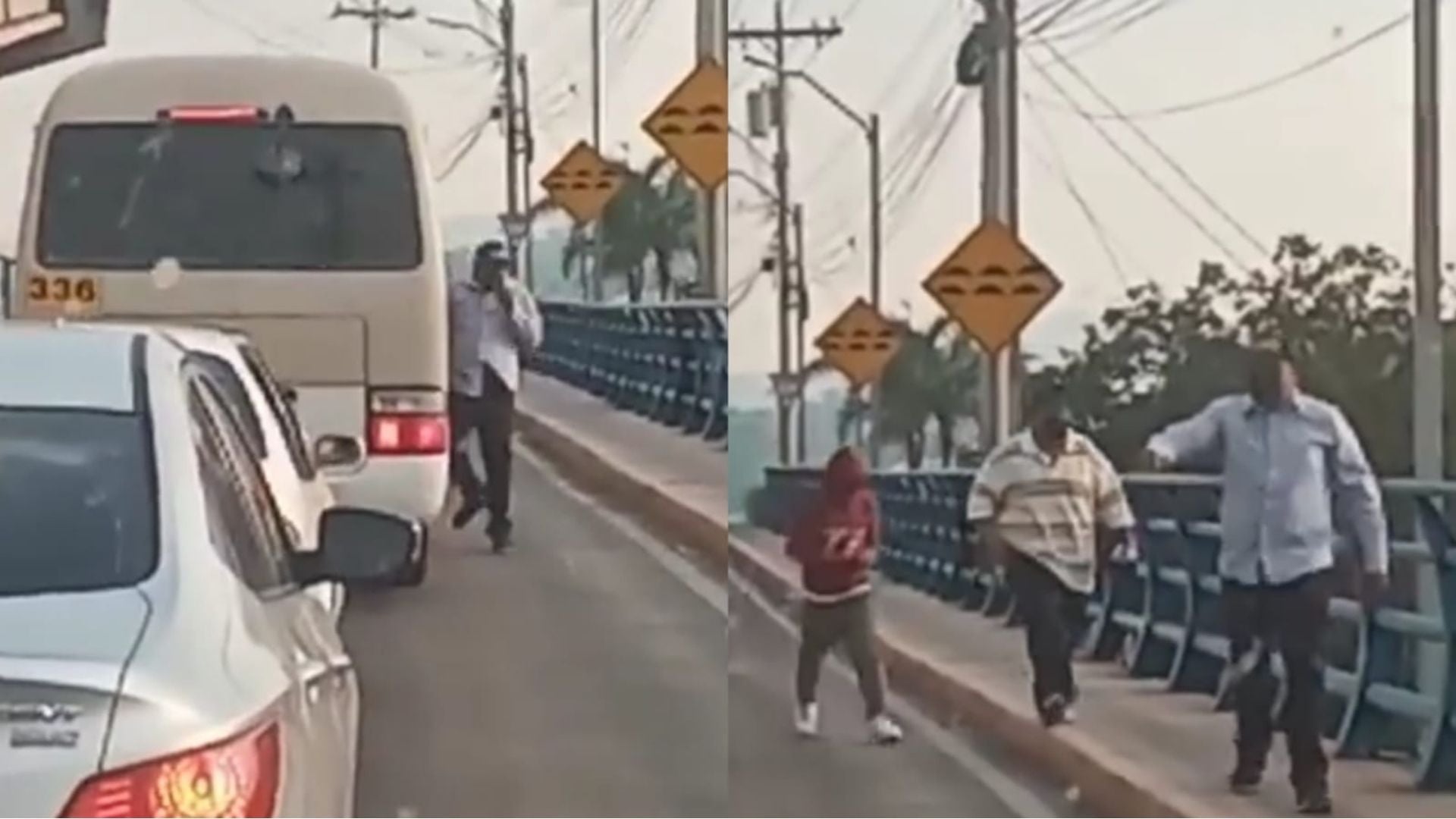 vídeo asalto a bus en tegucigalpa