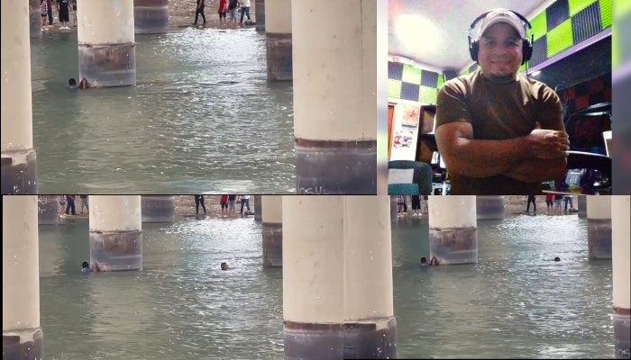 Video graban a periodista ahogándose en el Río Bravo
