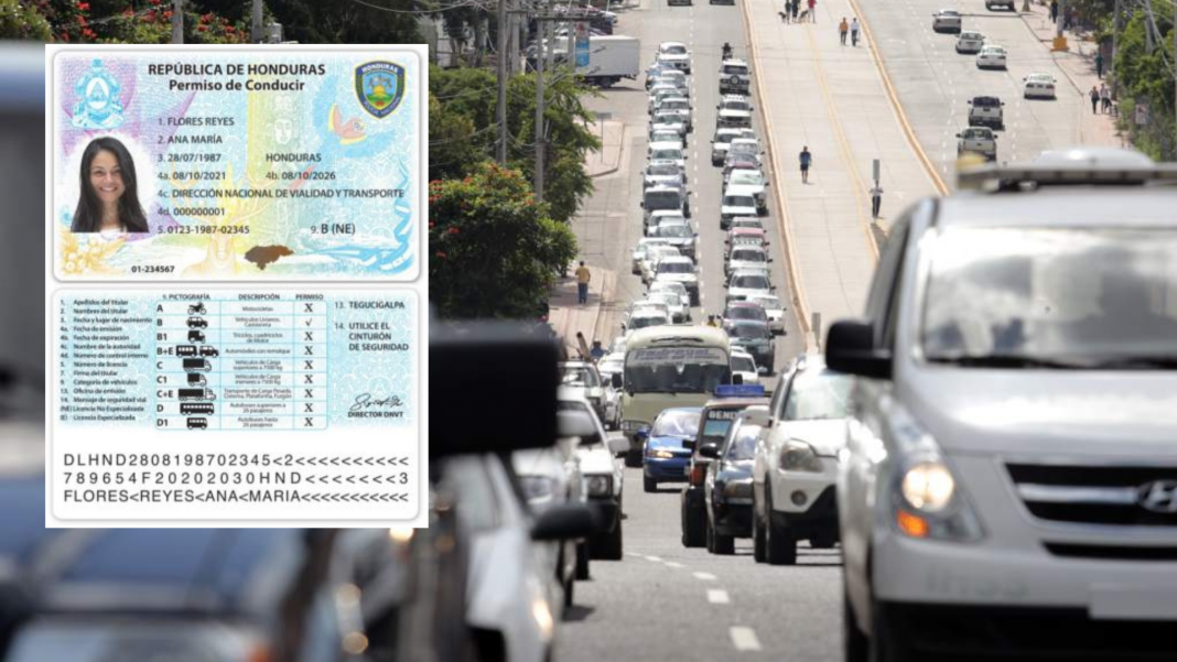 nuevas licencias de conducir Honduras