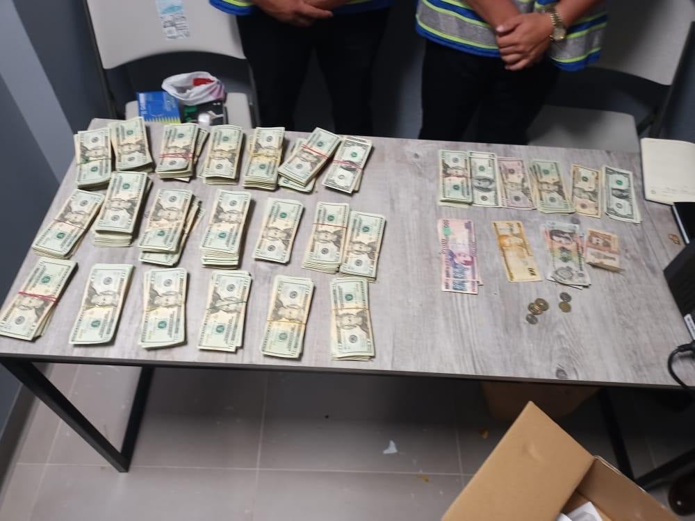 Dólares incautados a Piedad Córdova