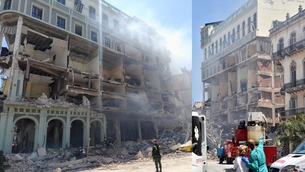 explosión en hotel de Cuba