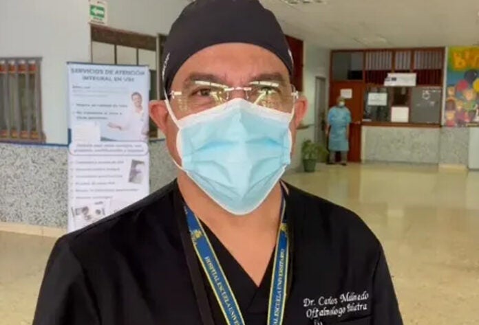 Maldonado, aseguró que hay tres menores de edad hospitalizados por el Dengue., 