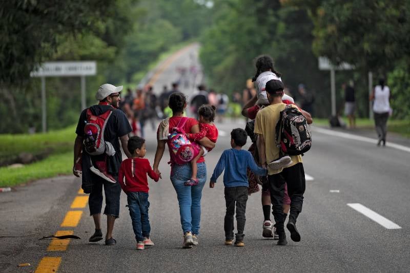hondureños solicitantes de refugio