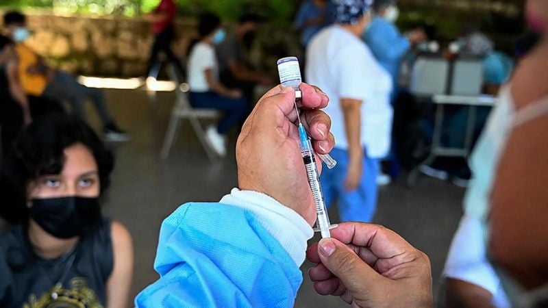 vacunación contra el Covid en Tegucigalpa