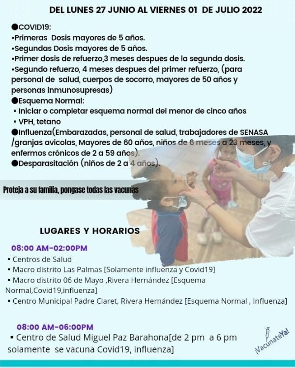 Vacunas SPS 27 de junio