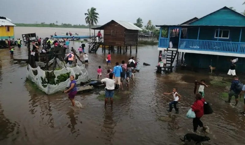 Inundaciones en Villeda Morales