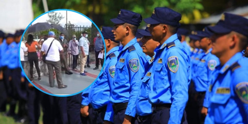 policías depurados protesta csj