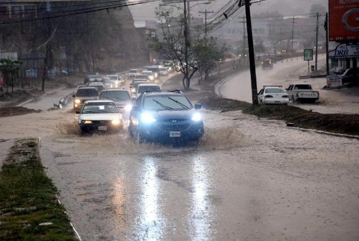 Inundaciones por lluvias en Tegucigalpa