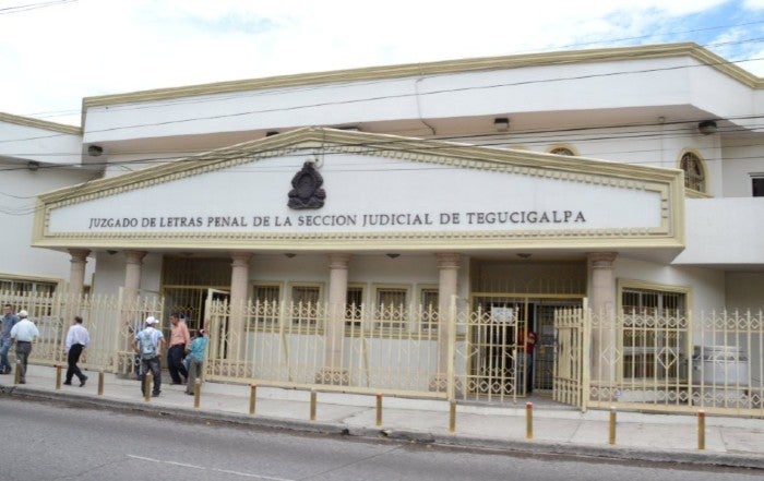 Juzgado de letras de lo penal Tegucigalpa