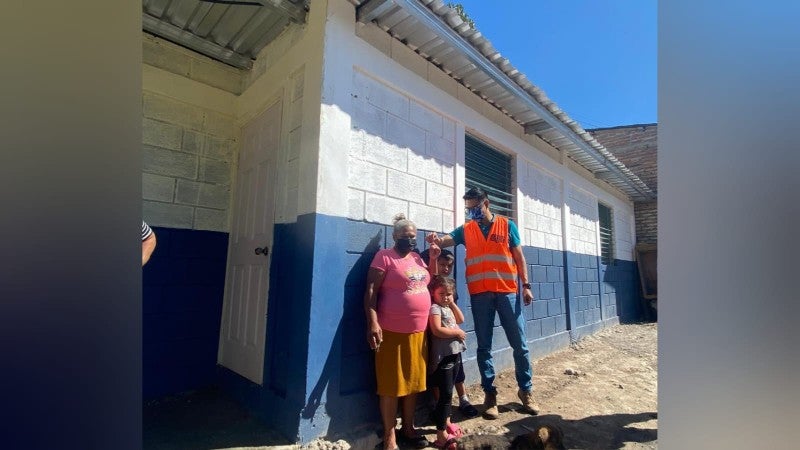 ONGS construcción de viviendas Honduras