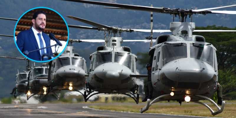 Ministro compra helicópteros honduras