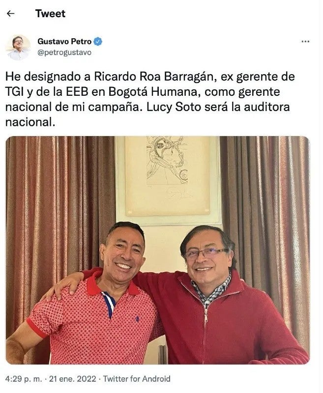 exdirector de eeh ministro en colombia