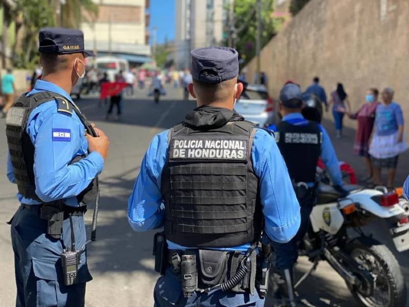 policías de Honduras