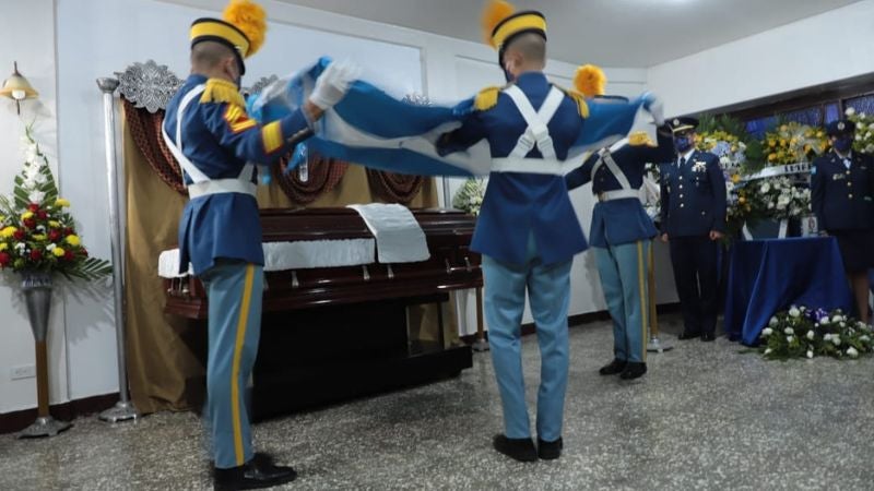 funeral del general Soto Cano