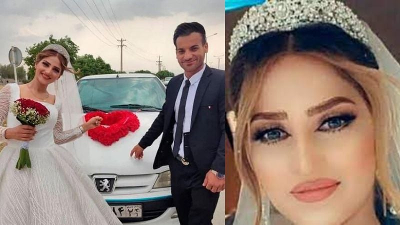 Mujer Iraní muere en su boda