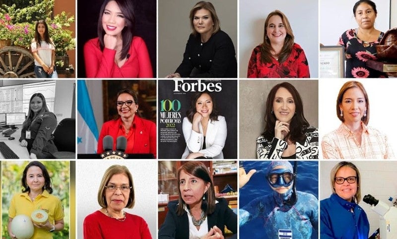 Hondureñas en Forbes