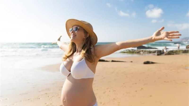 es seguro broncearse durante embarazo