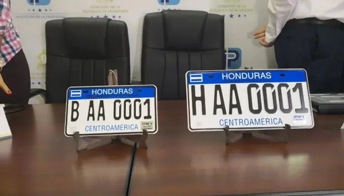 Honduras prórroga placa vehicular