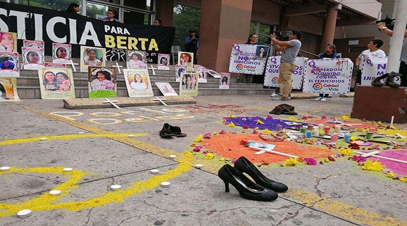 feminicidios en Honduras 2022