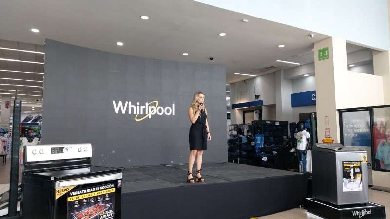 Whirlpool presentó una línea innovadora de electrodomésticos.