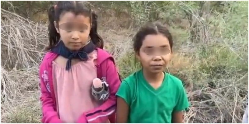 VÍDEO | Niñas hondureñas caminaron por 3 días y aguantaron hambre