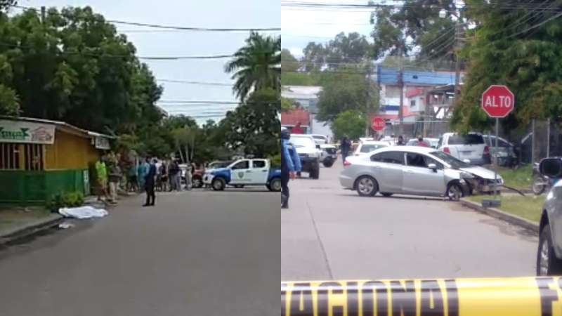 Víctimas de la masacre en La Ceiba