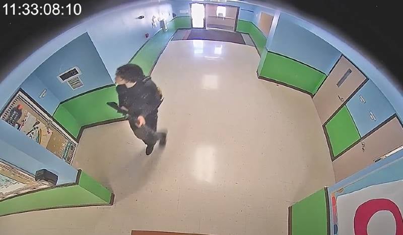 vídeo de masacre en la escuela primaria de Texas