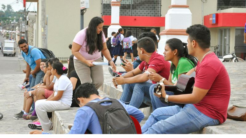 Jóvenes en Honduras