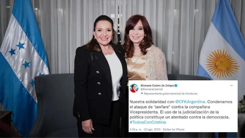 Xiomara sobre juicio de Kirchner