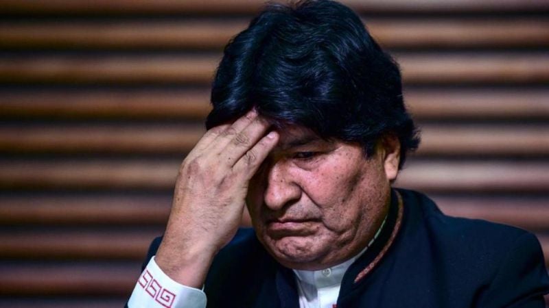 Evo Morales pierde su teléfono