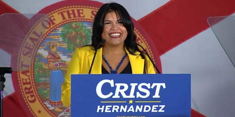 Hernández será compañera de fórmula del candidato a gobernador. 