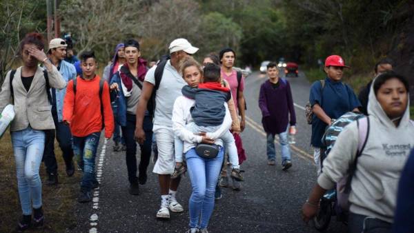 Migrantes irregulares en Honduras