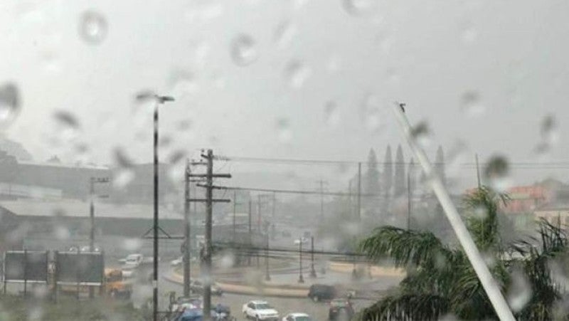 Lluvias baja intensidad hoy Honduras