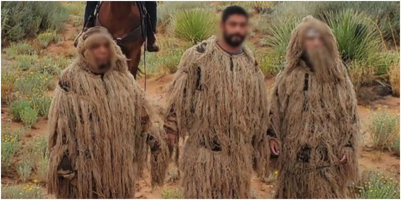 migrantes disfrazados de ‘Chewbacca’