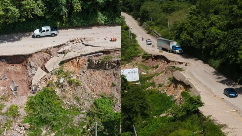 Carreteras dañadas en Copán