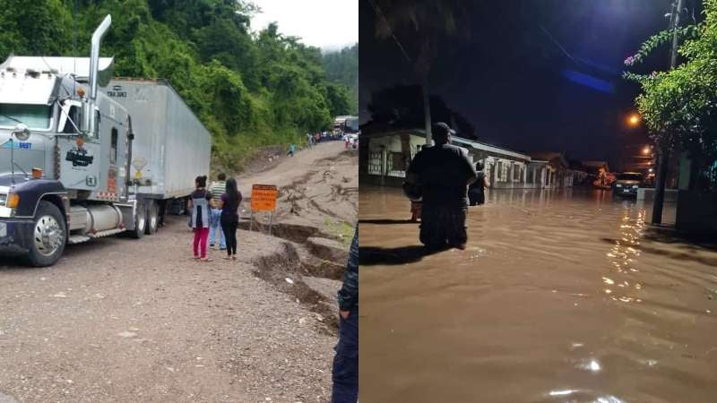 Copán y Yoro emergencia por lluvias
