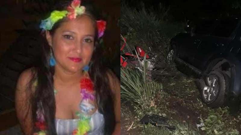 Mujer muere accidente Atlántida