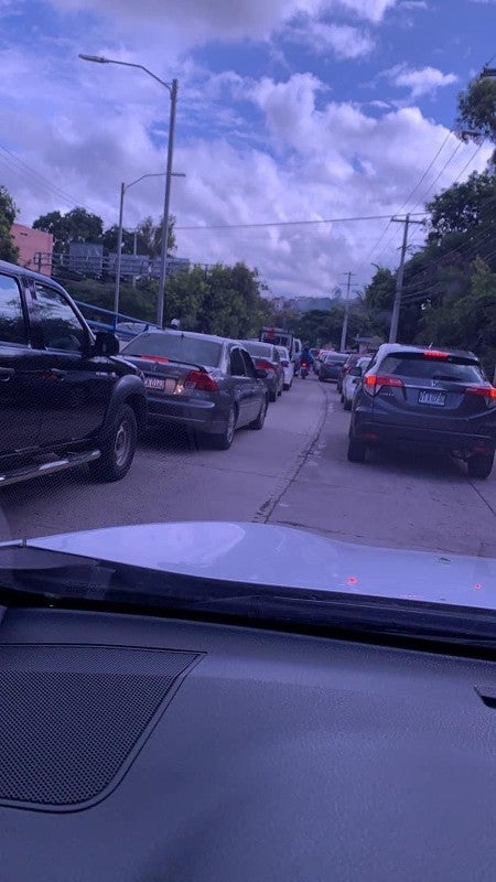 Caos vial Tegucigalpa
