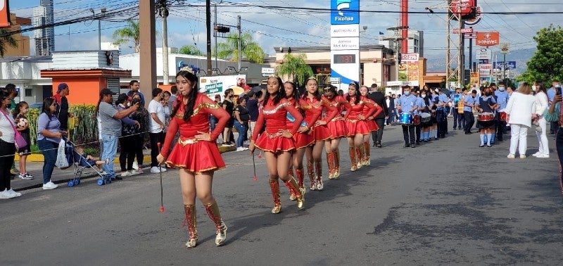 desfiles patrios Honduras 2022