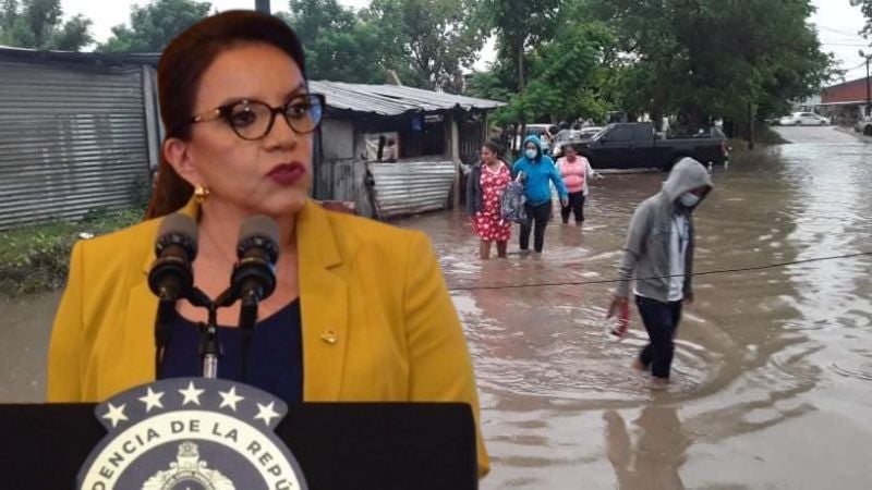 Xiomara Castro SINAGER inundaciones