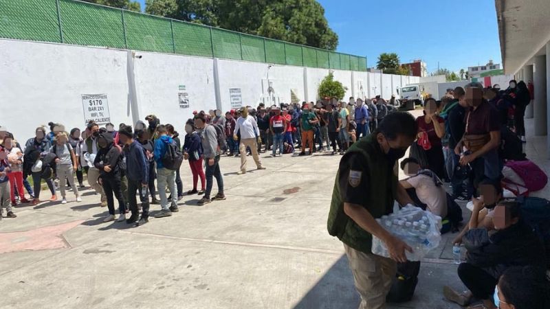 migrantes hondureños en México