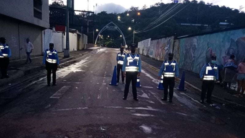 calles cerradas en Tegucigalpa