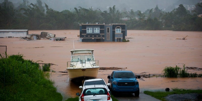 Varias zonas fueron afectadas por las inundaciones. 