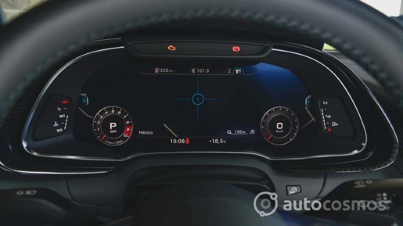 La pantalla del Audi es completamente compatible con plataforma iOS y Android.